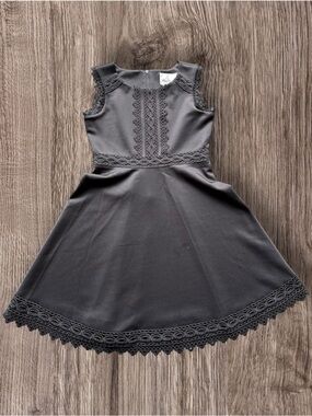 Girls Rare Editions Black Formal Dress Size Medium 10